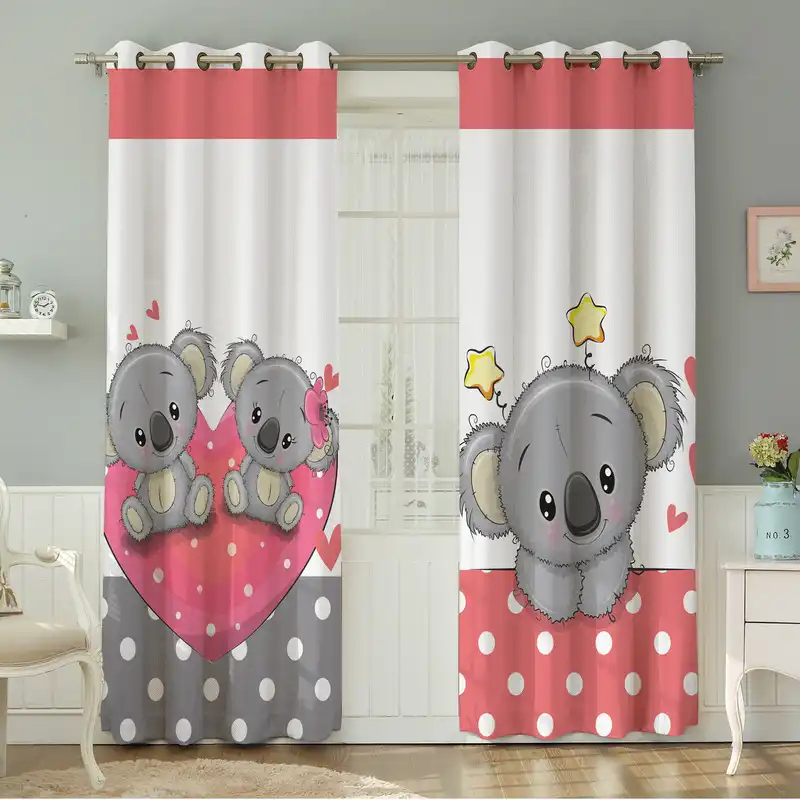 پرده نیروانا طرح کودک  مدل مخمل کد 8808 سایز 140×280 سانتی متر