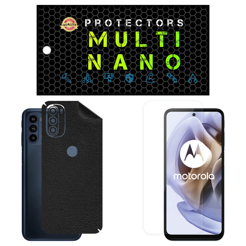محافظ صفحه نمایش مولتی نانو مدل X-SFL مناسب برای گوشی موبایل موتورولا Moto G31 به همراه برچسب پوششی