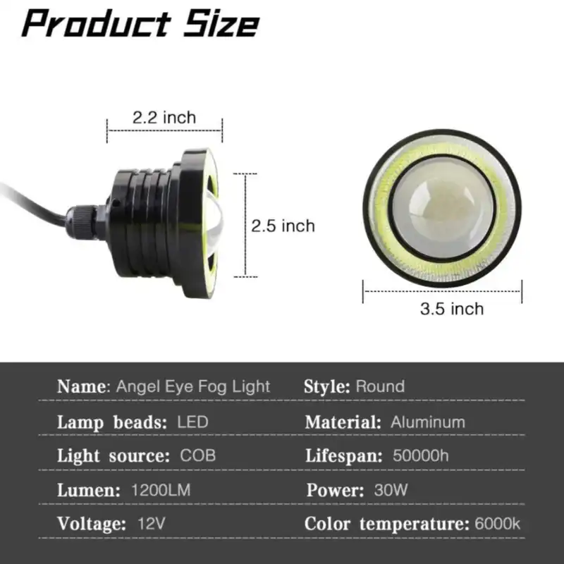 پروژکتور خودرو لنزدار مدل نئون دار