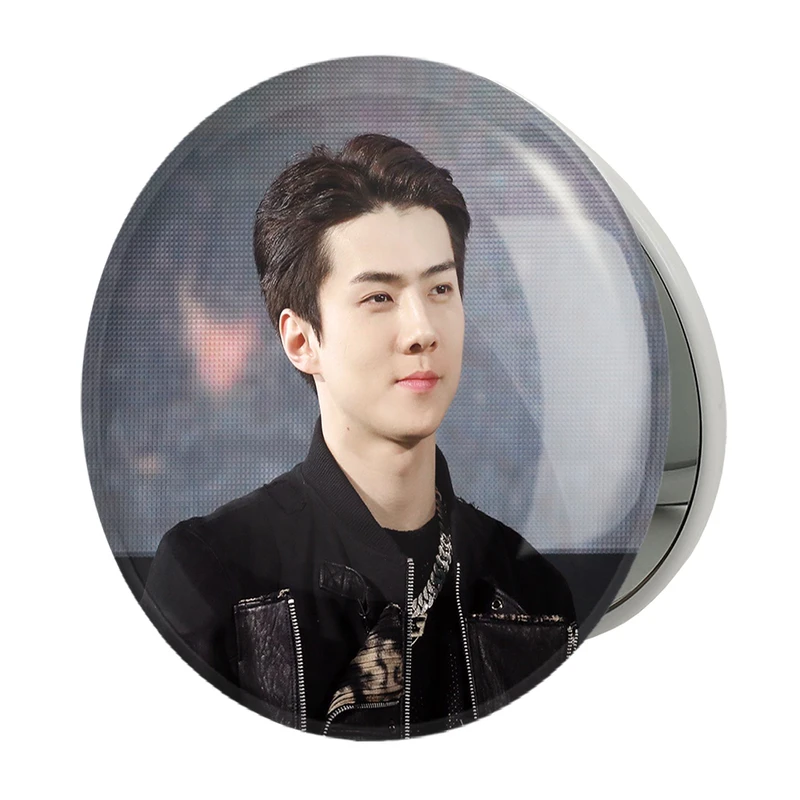 آینه جیبی خندالو طرح سهون گروه اکسو EXO مدل تاشو کد 13469 