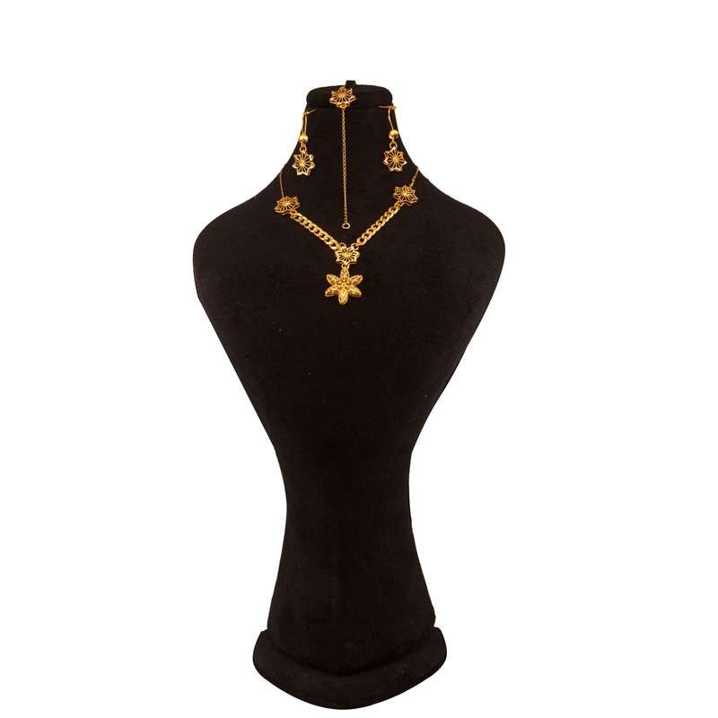 نیم ست طلا 18 عیار زنانه رستا گالری مدل F5465565 نیم ست طلا 18 عیار زنانه رستا گالری مدل F5465565