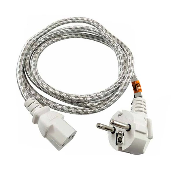 کابل برق سه پین منبع تغذیه کامپیوتر مدل EU-C13 به طول 1.5 متر