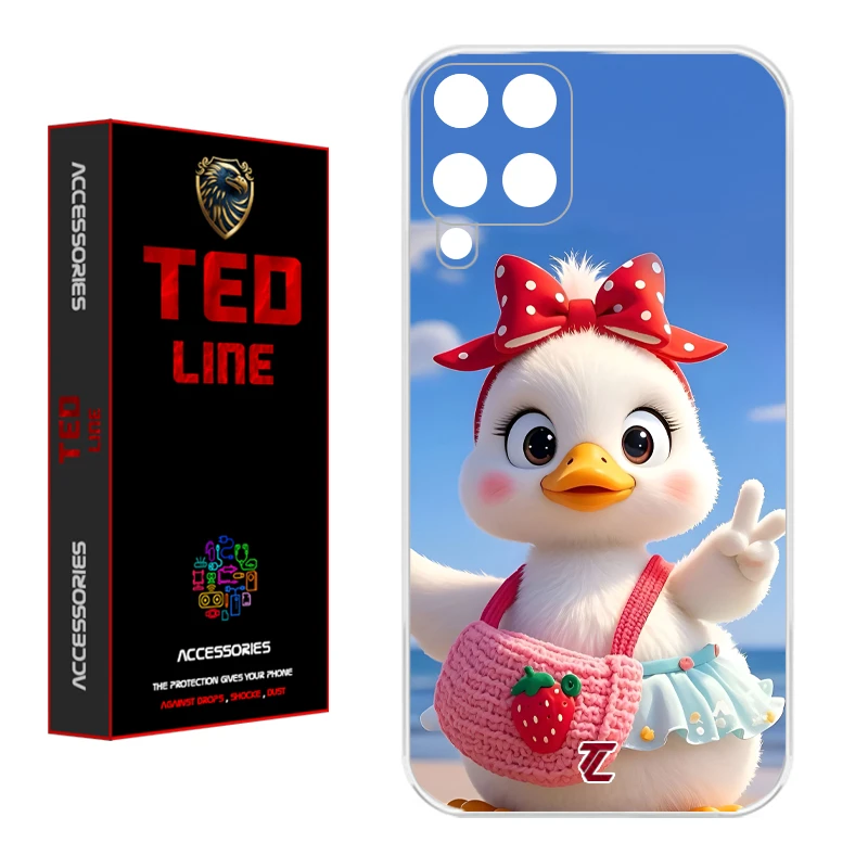 کاور تدلاین طرح اردک کد 1186 مناسب برای گوشی موبایل سامسونگ Galaxy A12 / M12 / F12