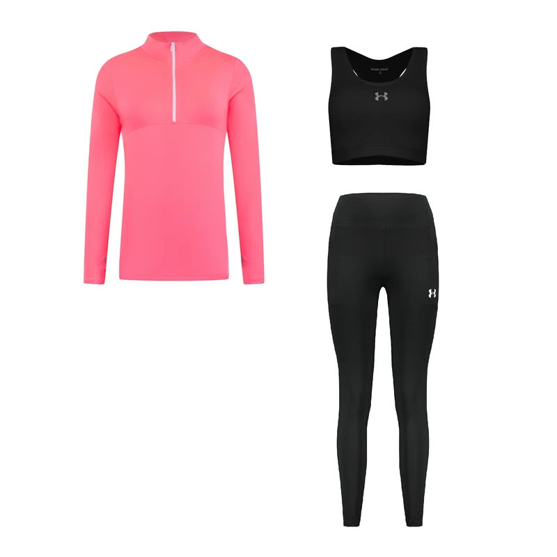 ست سه تکه لباس ورزشی زنانه مدل 276-4104-1801