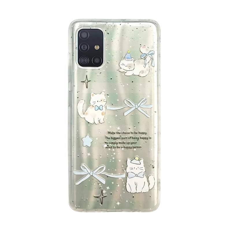 کاور طرح گربه کد 10 مناسب برای گوشی موبایل سامسونگ Galaxy A51