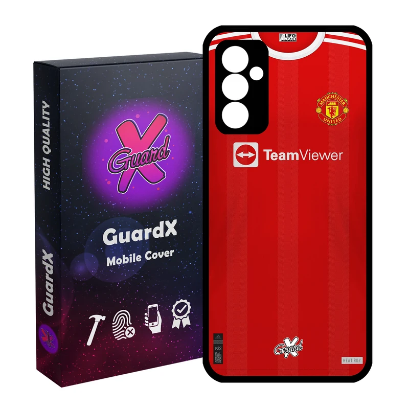 کاور گارد ایکس طرح منچستر یونایتد مدل Glass10376 مناسب برای گوشی موبایل سامسونگ Galaxy A54 / A54 5G
