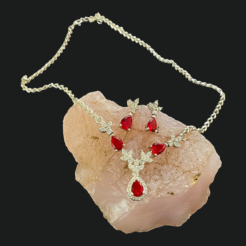 نیم ست نقره زنانه مدل خزان نیم ست نقره زنانه مدل خزان