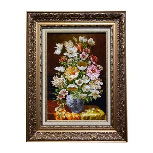  تابلو فرش دستبافت طرح گل کد 8408683