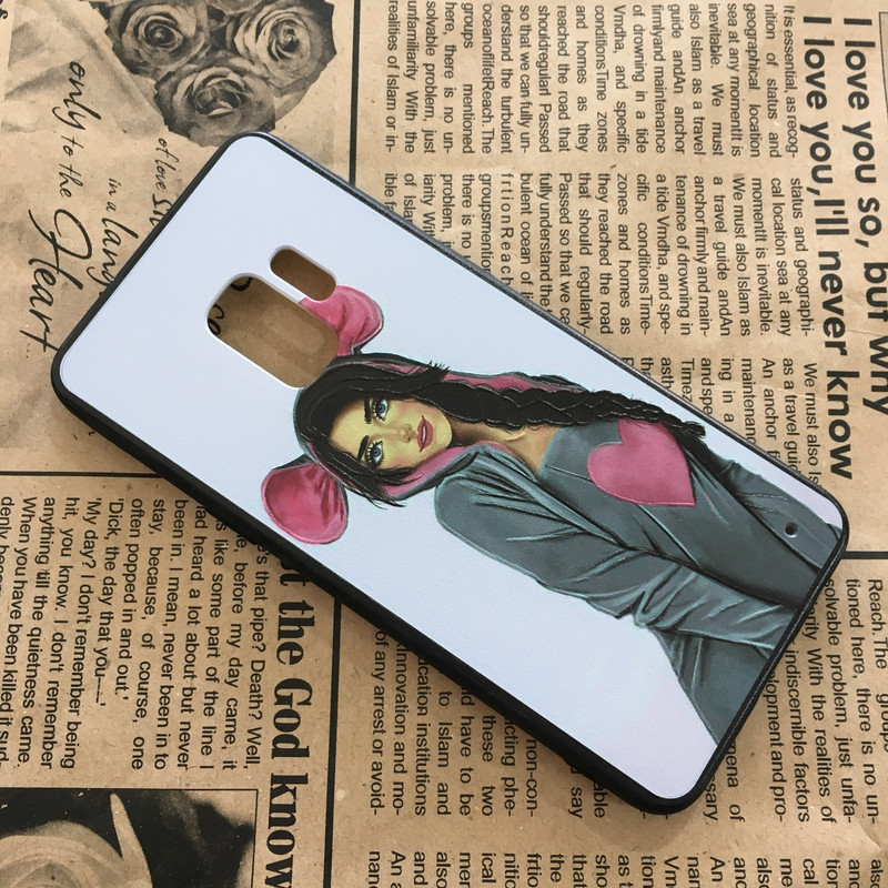  کاور مدل DAF06 دختر صورتی مناسب برای گوشی موبایل سامسونگ Galaxy S9