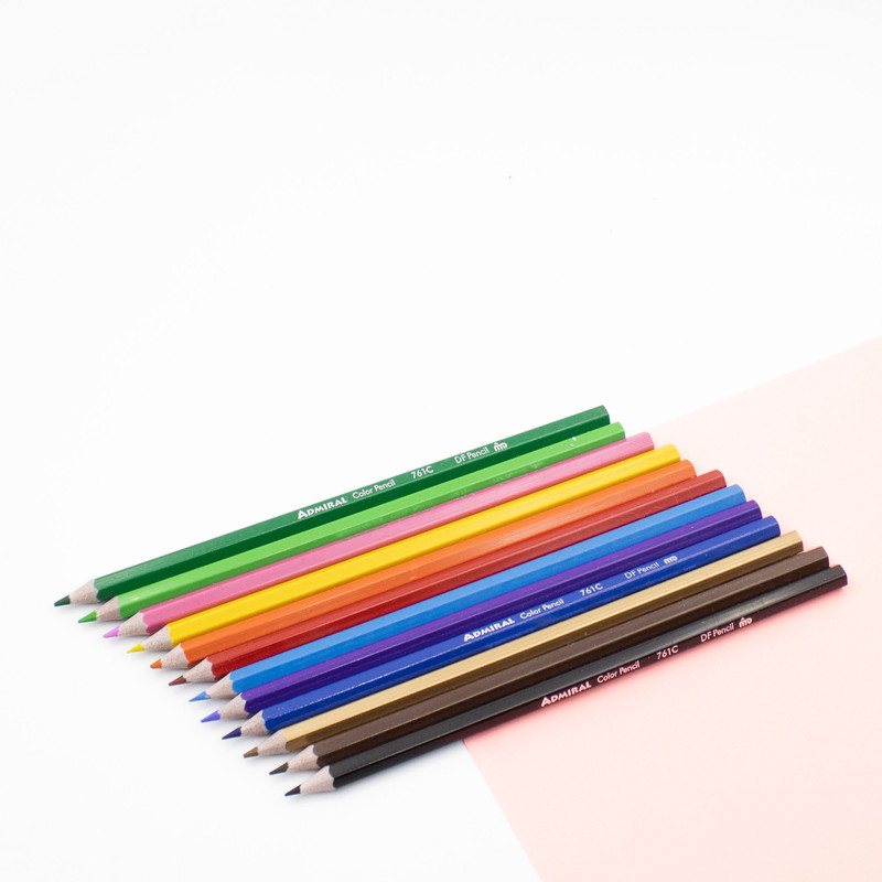 مداد رنگی 12 رنگ ادمیرال مدل 103