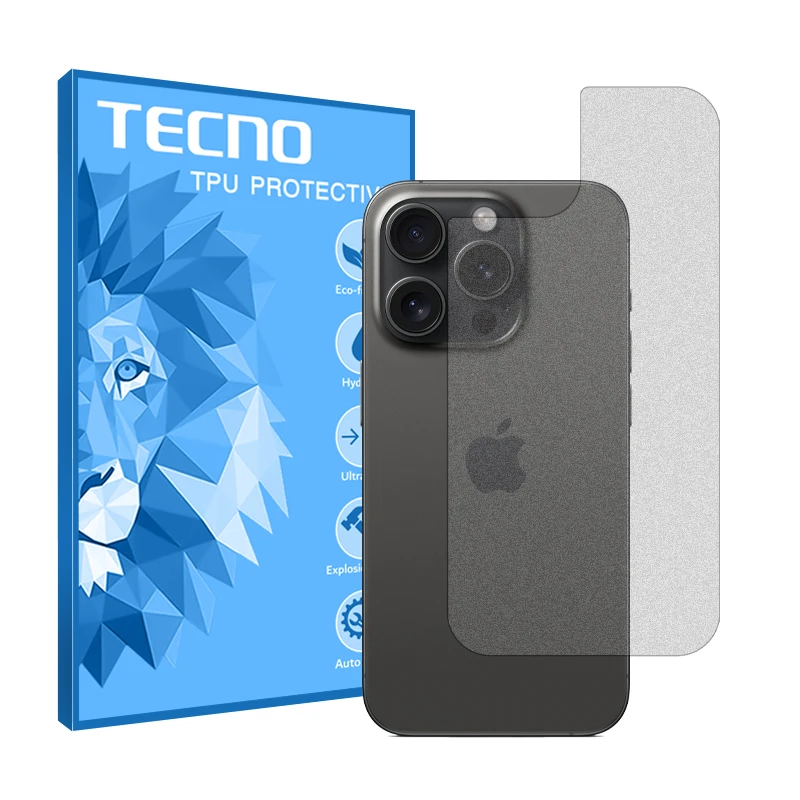 محافظ پشت گوشی مات تکنو مدل HyMTT مناسب برای گوشی موبایل اپل iPhone 15 Pro Max