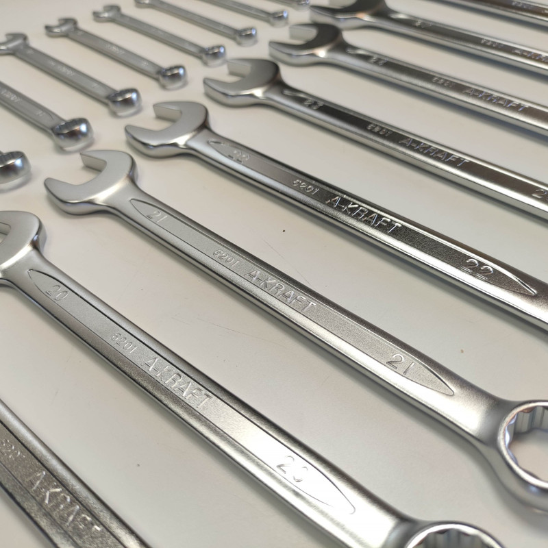 آچار یکسر تخت و یکسر رینگی آ-کرافت مدل 980322B مجموعه 22 عددی آچار یکسر تخت و یکسر رینگی آ-کرافت مدل 980322B مجموعه 22 عددی