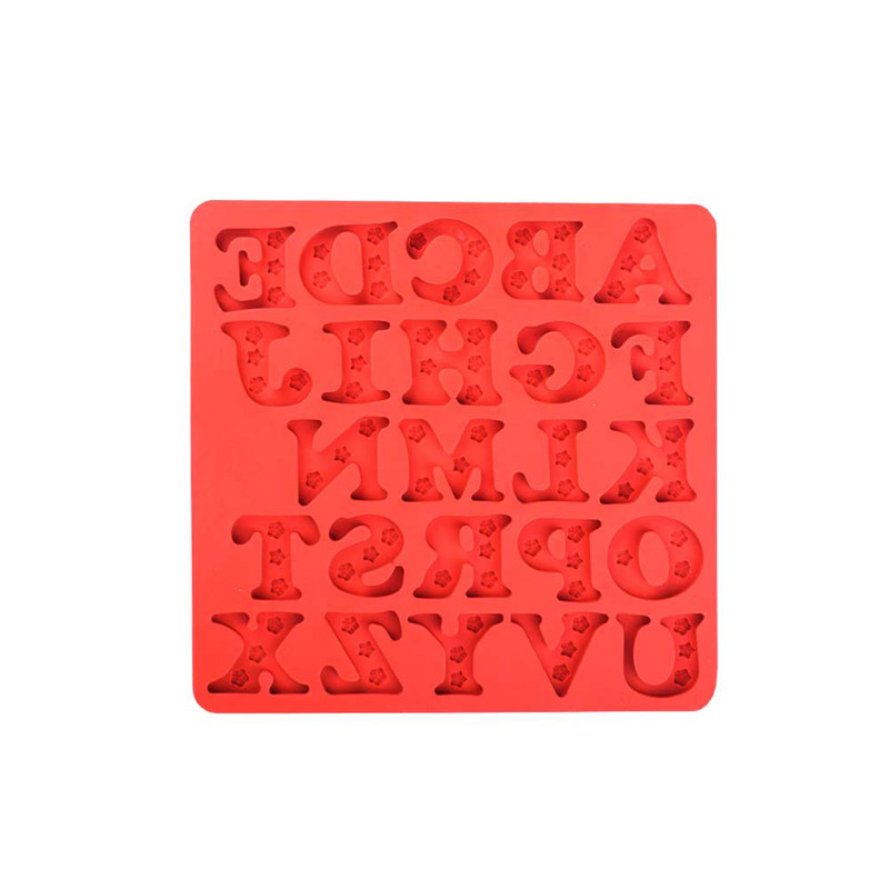 ابزار تزیین فوندانت طرح حروف انگلیسی گلدار m3022