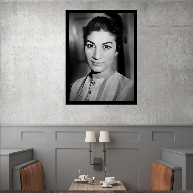 تابلو بکلیت طرح مشاهیر ایران فروغ فرخزاد مدل قاب شاسی B-S9800