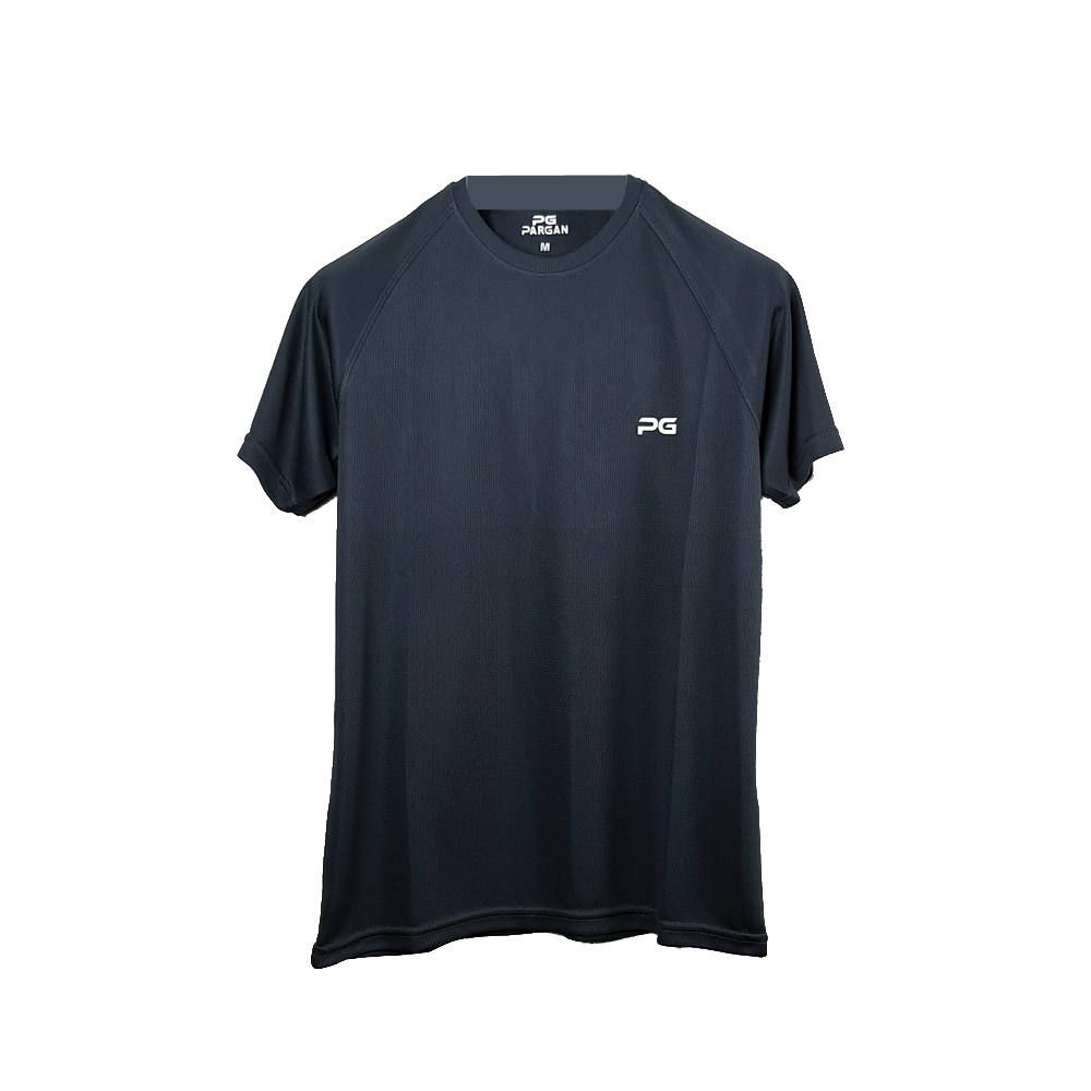 تی شرت ورزشی مردانه پرگان مدل آسا رنگ خاکستری