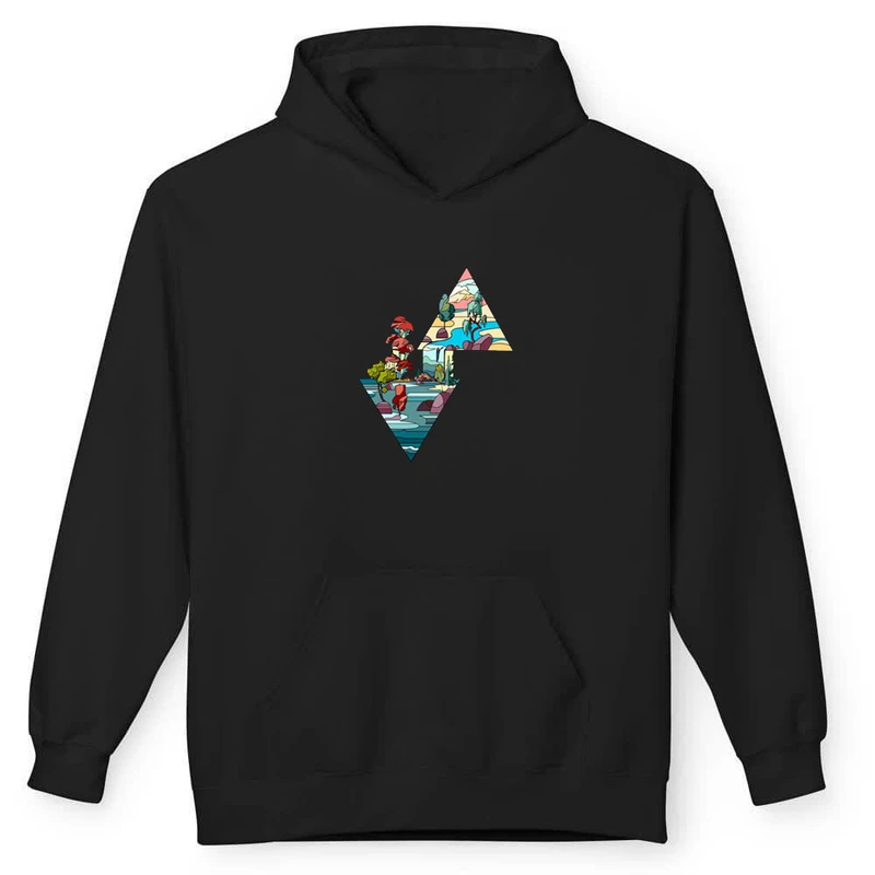 هودی مردانه پاد آفرین مدل اسپرت طرح طبیعت کد 0484