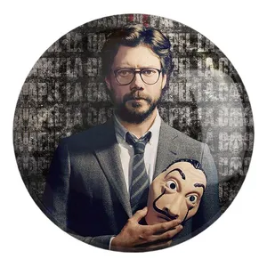 پیکسل خندالو طرح پروفسور سریال Money Heist کد 3221 مدل بزرگ