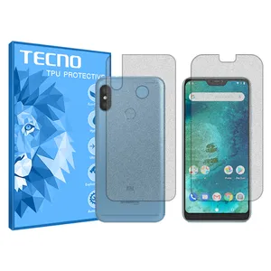 Tecno HyMTT model Matte screen protector suitable for Xiaomi Redmi 6 Pro mobile phone along with the back of the phone