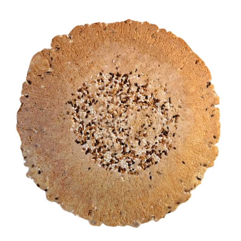 عکس شماره 3 : نان جو خشک فرانسوی با طعم کنجد و سیاهدانه شاطر آقا-250 گرم مجموعه 10 عددی