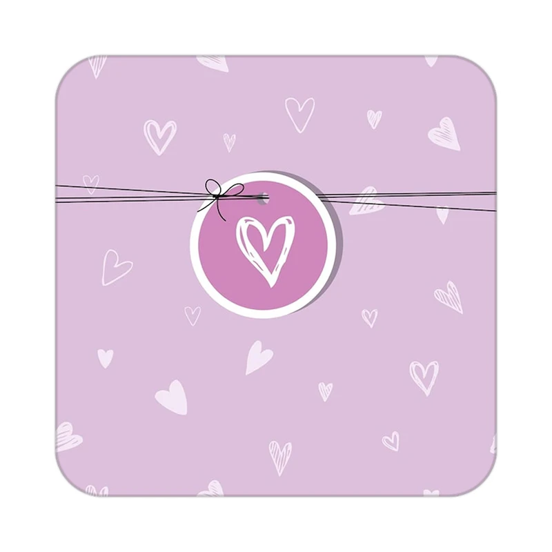 زیر لیوانی کاکتی طرح عاشقانه مدل mp40367