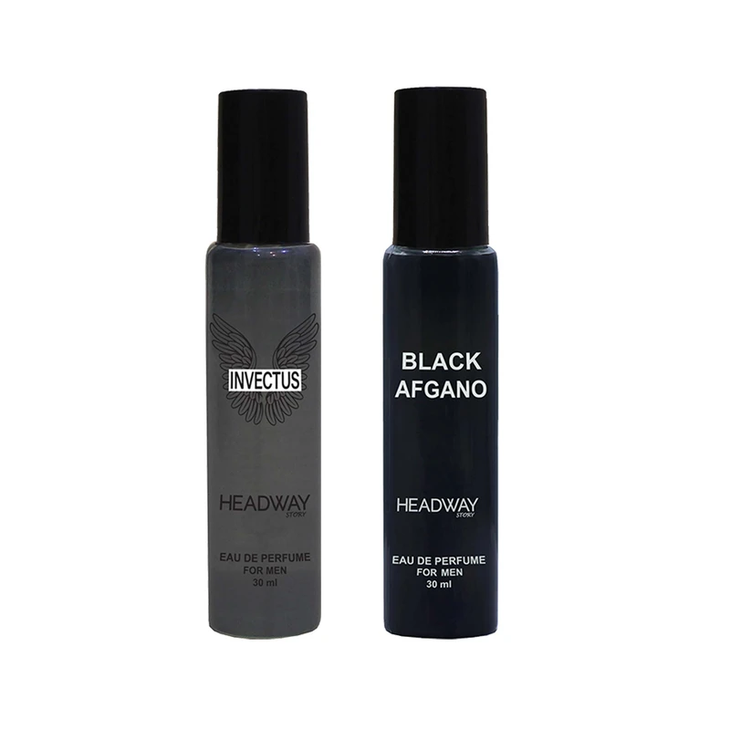 عطر جیبی مردانه هدوی استوری مدل پاکو رابان اینوکتوس و بلک افغان حجم 30 میلی لیتر مجموعه 2 عددی
