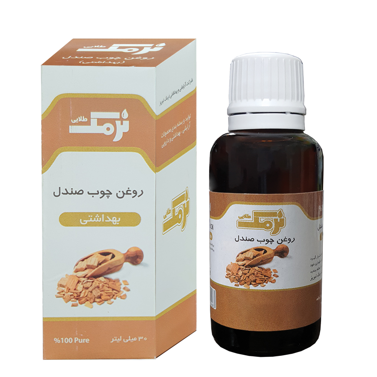 روغن چوب صندل نرمک طلایی مدل 0027 حجم 30 میلی لیتر