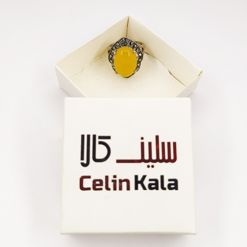 انگشتر نقره زنانه سلین کالا مدل شرف الشمس ce-As101