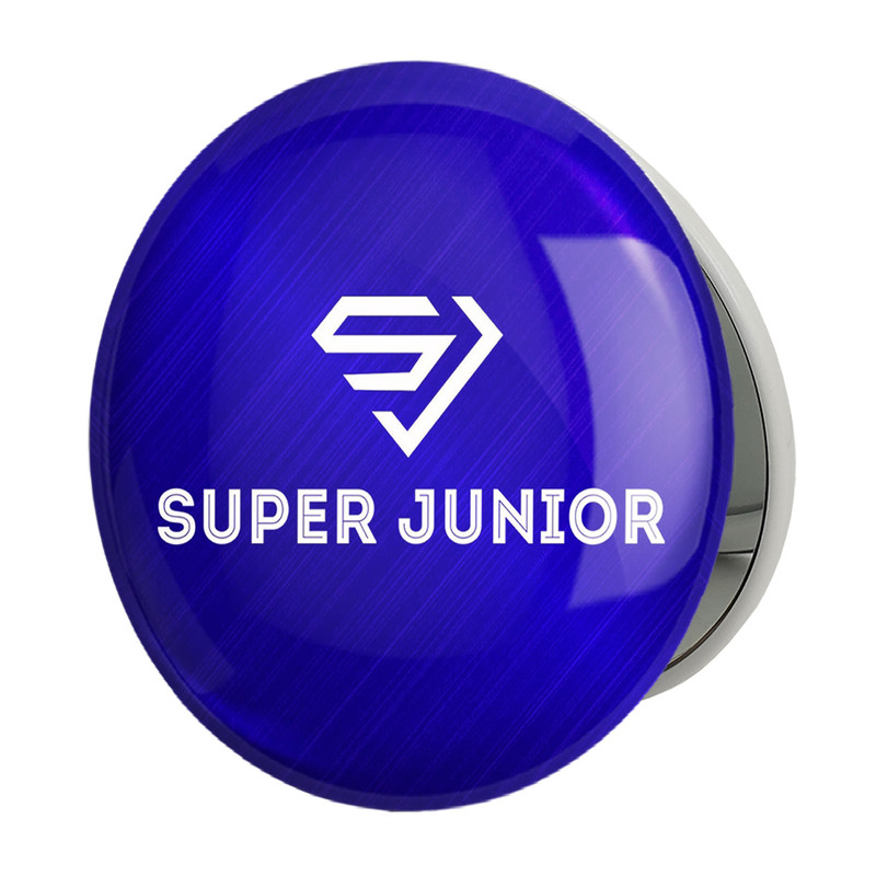 آینه جیبی خندالو طرح گروه سوپر جونیور Super Junior مدل تاشو کد 12182 