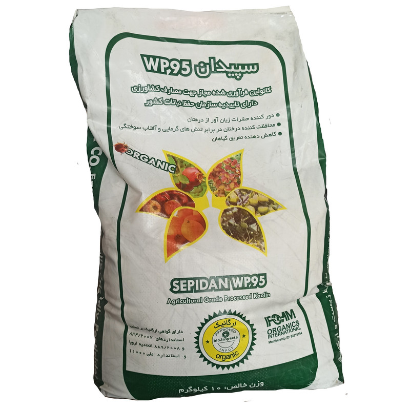 پودر کائولین سپیدان مدل wp95 وزن 10 کیلوگرم پودر کائولین سپیدان مدل wp95 وزن 10 کیلوگرم