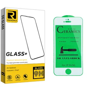 Randika Gld Ceramics Screen Protector For Apple اپل iPhone 5s