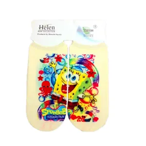 جوراب بچگانه مدل باب اسفنجی