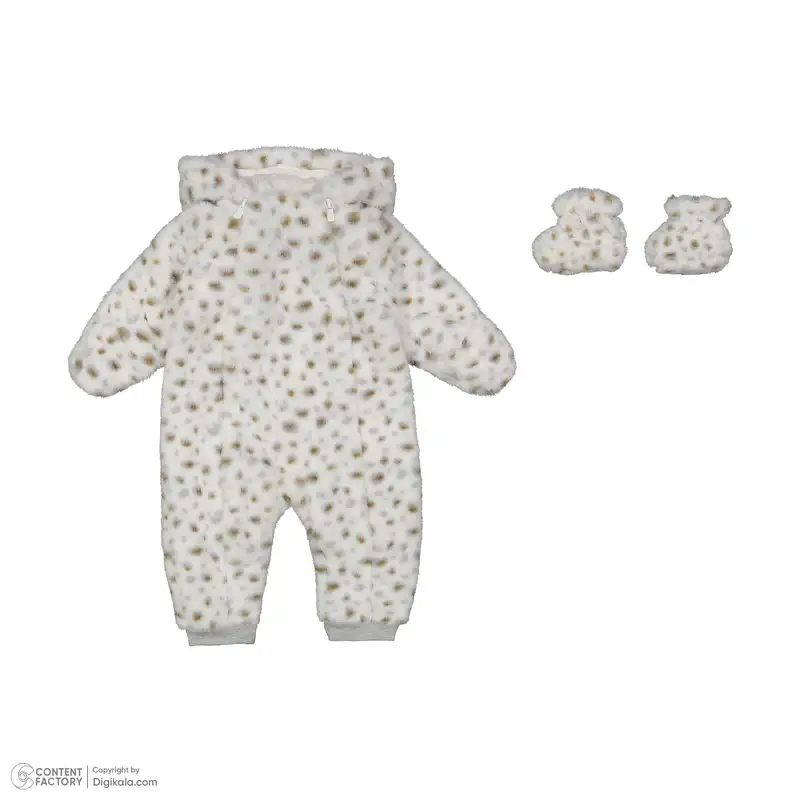 ست سرهمی و پاپوش نوزادی ایندیگو مدل 23177