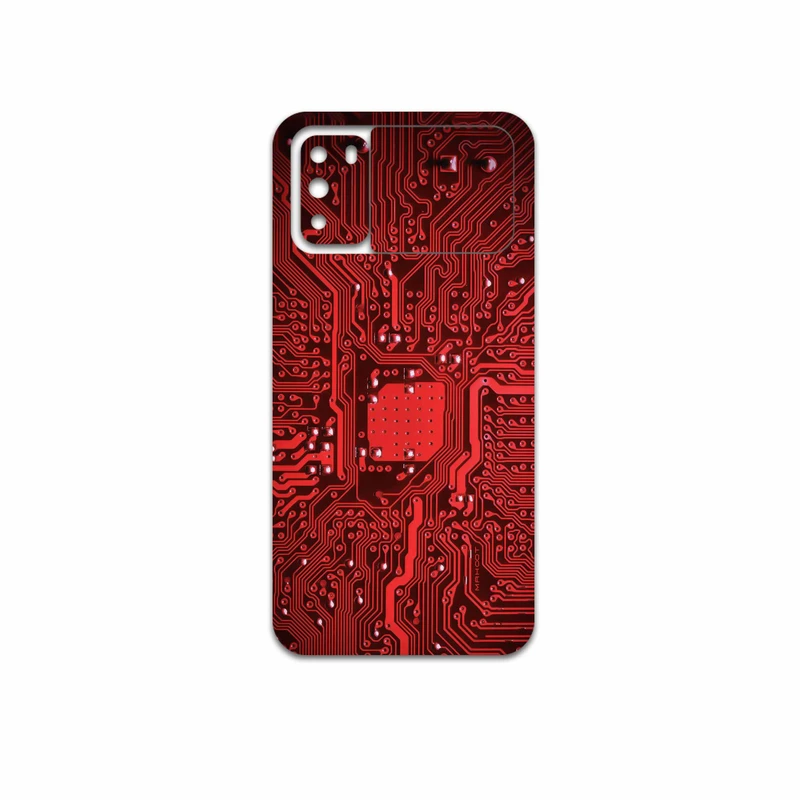 برچسب پوششی ماهوت مدل Red Printed Circuit Board مناسب برای گوشی موبایل شیائومی Poco M3