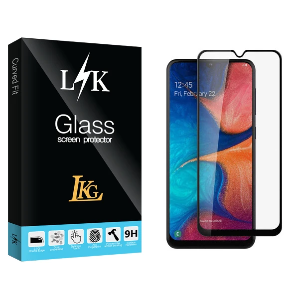 محافظ صفحه نمایش ال کا جی مدل LK Glass مناسب برای گوشی موبایل سامسونگ Galaxy A20