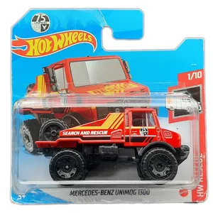 ماشین بازی هات ویلز مدل MERCEDES-BENZ UNIMOG 1300