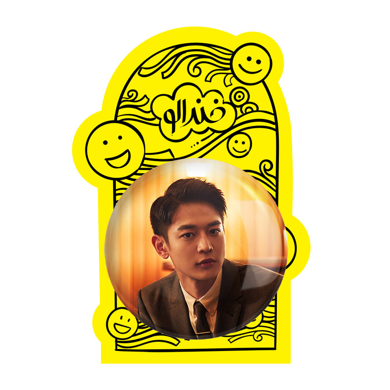 آینه جیبی خندالو طرح مینهو گروه شاینی Shinee مدل تاشو کد 21350