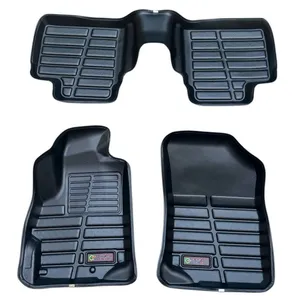 کفپوش سه بعدی خودرو گیلان لاستیک مدل MC820 دور دوخت چرم مناسب برای تارا به همراه کفپوش صندوق