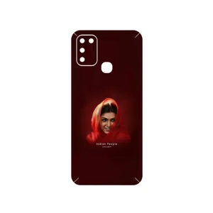 MAHOOT Portrait of an Indian Woman Cover Sticker for Infinix Hot 10 Play
