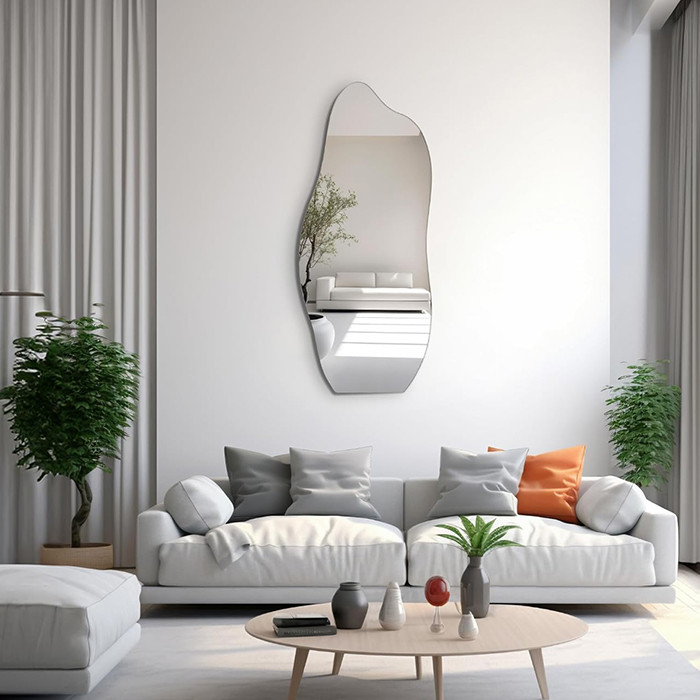 آینه دیواری آزالیا مدل دفرمه DF4080