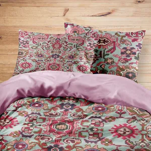 سرویس روتختی مدوپد طرح فرش ملایر مدل C-Malayer05 یک نفره 4 تکه