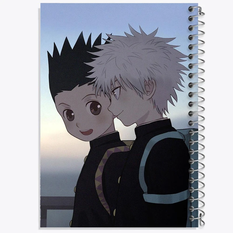 دفتر نت موسیقی 50 برگ خندالو مدل گون و کیلوا انیمه هانتر ایکس هانتر Hunter × Hunter کد 11931