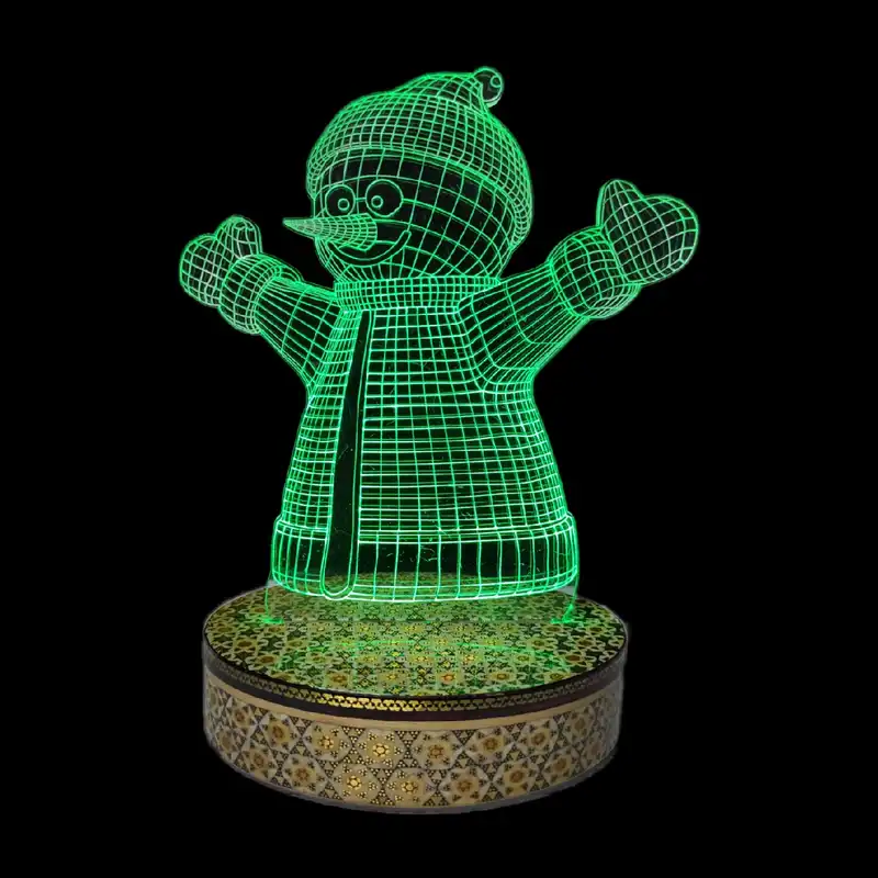 چراغ خواب طرح ادم برفی