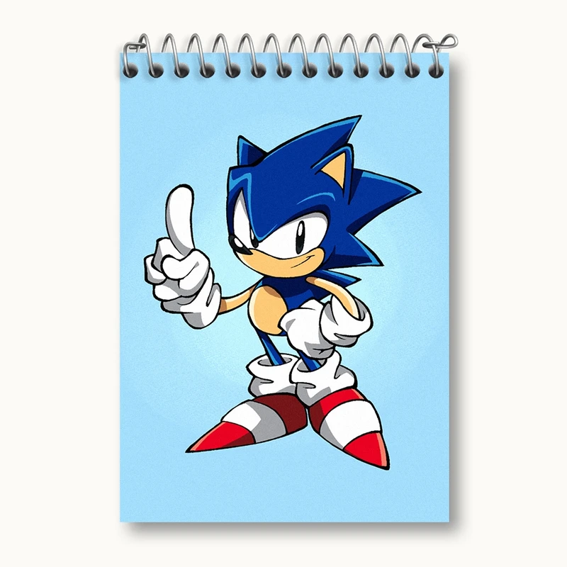 دفتر یادداشت 50 برگ خندالو مدل سونیک (Sonic) کد 37021