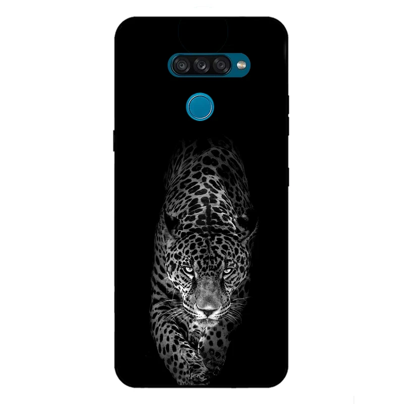 کاور مگافون طرح پلنگ مدل 1879 مناسب برای گوشی موبایل ال جی K50S