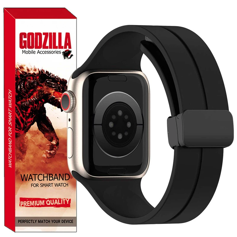 بند گودزیلا مدل Magnetic Buckle مناسب برای اپل واچ Series 7 45mm