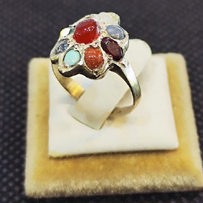 انگشتر نقره زنانه مدل جواهر کد 344 انگشتر نقره زنانه مدل جواهر کد 344