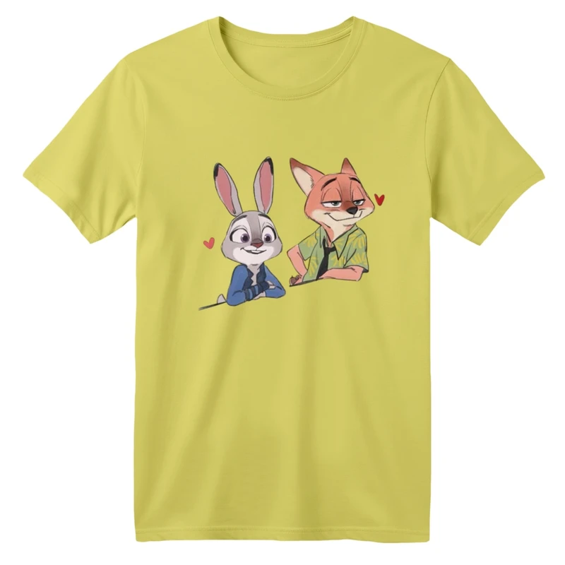 تی شرت آستین کوتاه بچگانه مدل زوتوپیا کد 02