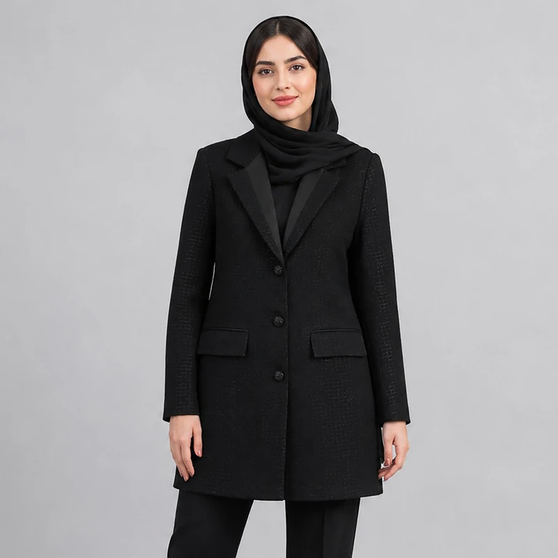 مانتو کتی زنانه زاگرس پوش مدل 102002284 