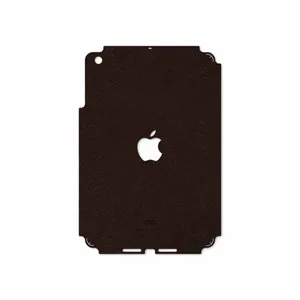 MAHOOT Dark-Brown-Leather Cover Sticker for Apple iPad mini 2012 A1432