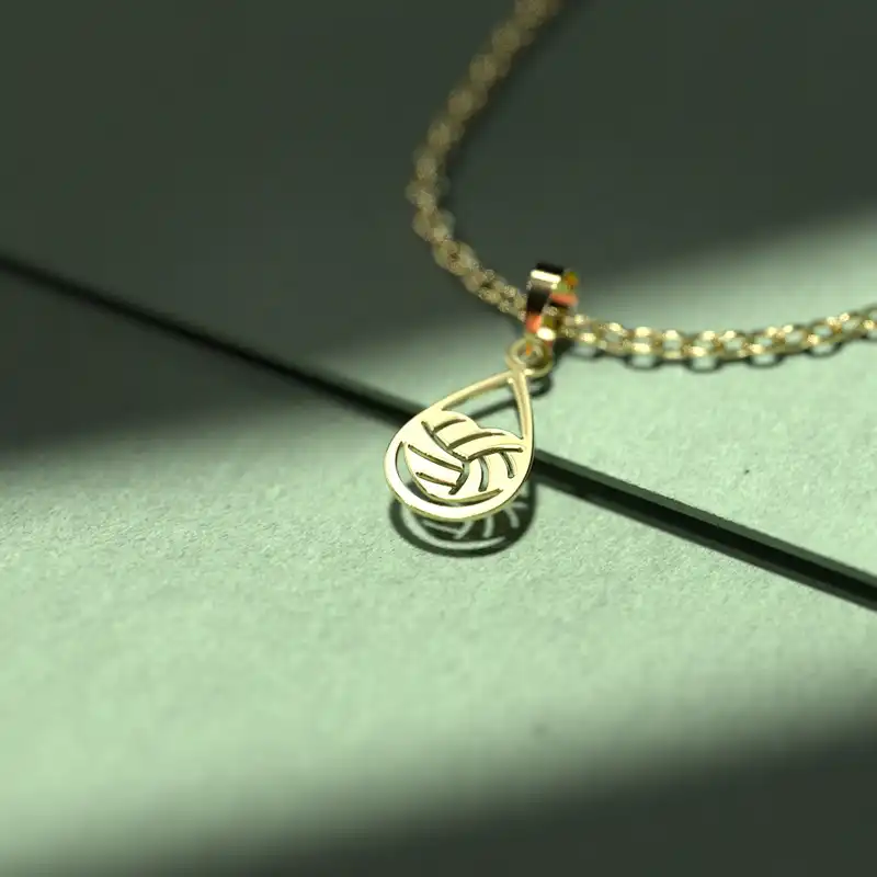 گردنبند طلا 18 عیار زنانه مدوپد مدل هندسی کد CA10199